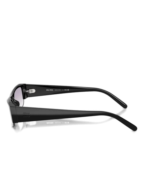 Miu Miu Eyewear rectangle-frame sunglasses - Black - zdjęcie produktu nr 2