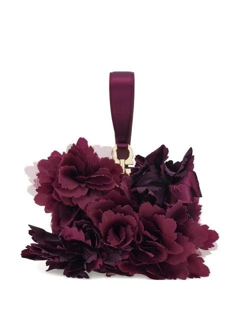 Ferragamo floral mini bag - Purple - zdjęcie produktu nr 1