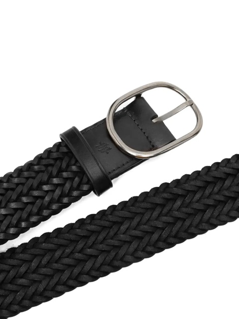 DRAGON DIFFUSION braided leather belt - Black - zdjęcie produktu nr 1