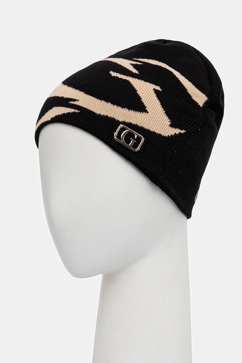 Guess czapka kolor czarny AW5365 VIS01 - zdjęcie produktu nr 2