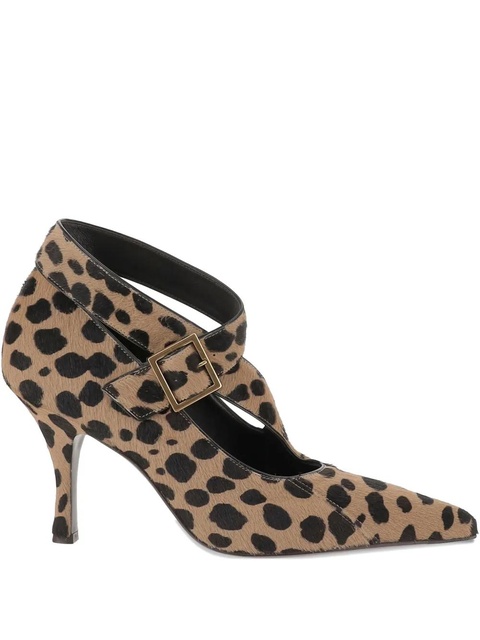 KHAITE 85mm Sloan printed pumps - Neutrals - zdjęcie produktu nr 1