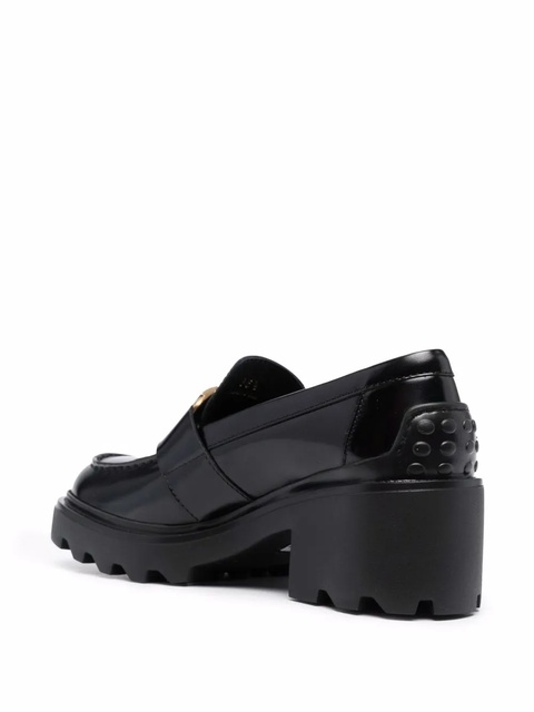Tod's logo-plaque 60mm loafers - Black - zdjęcie produktu nr 2