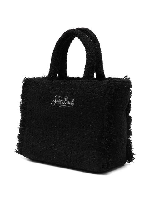 MC2 Saint Barth fringed embroidered tote bag - Black - zdjęcie produktu nr 2