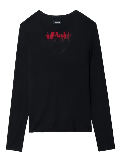 Zadig&Voltaire Nosfa top - Black - zdjęcie produktu nr 1