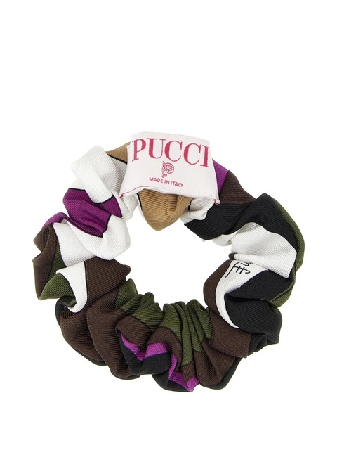PUCCI Iride-print scrunchie - Green - zdjęcie produktu nr 2