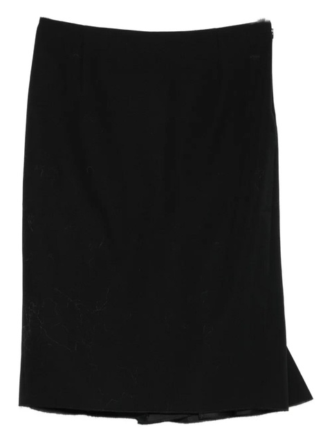 Marni asymmetric midi skirt - Black - zdjęcie produktu nr 1