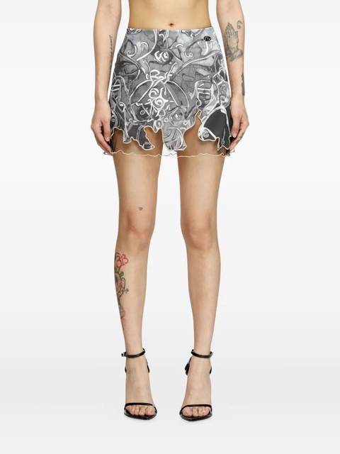 Diesel O-Lane mini skirt - Grey - zdjęcie produktu nr 2