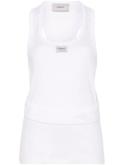 Coperni open-back tank top - White - zdjęcie produktu nr 1