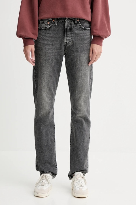 Levi's jeansy 501® JEANS FOR WOMEN damskie high waist 12501.0604 - zdjęcie produktu nr 1