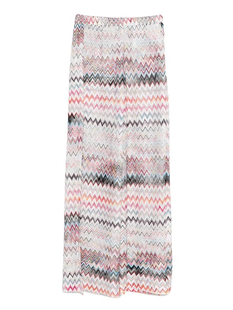 Missoni Zigzag-pattern trousers - Neutrals - zdjęcie produktu nr 1