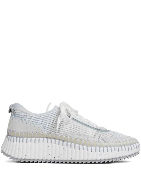 Chloé Nama mesh-panelled sneakers - Grey - zdjęcie produktu nr 1