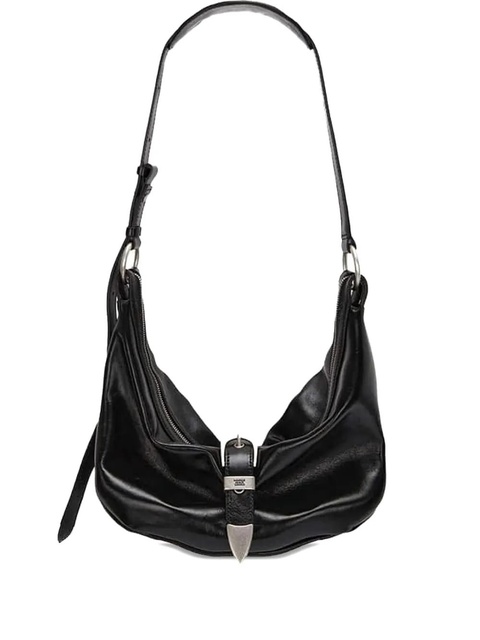 Marge Sherwood medium buckle-fastening crescent shoulder bag - Black - zdjęcie produktu nr 1