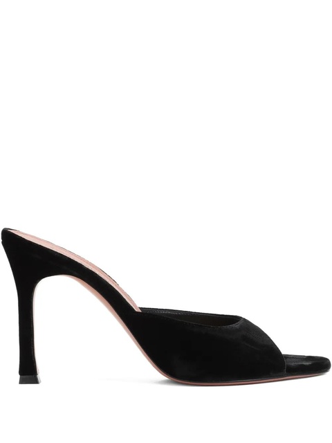 Amina Muaddi 105mm Alexa heeled sandal - Black - zdjęcie produktu nr 1