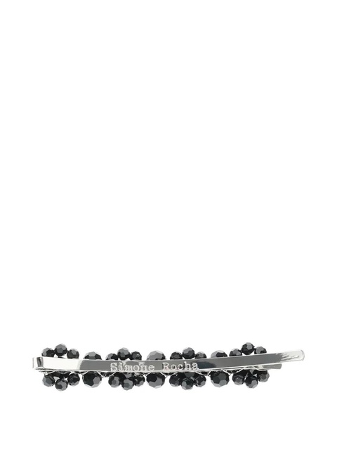 Simone Rocha crystal-embellished hair clip - Black - zdjęcie produktu nr 1