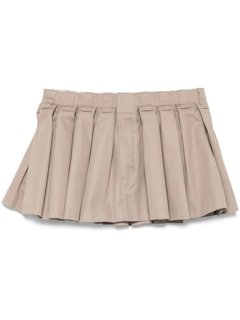 Alexander Wang pleated miniskirt - Green - zdjęcie produktu nr 1