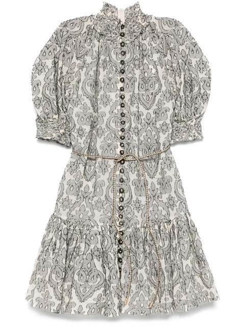 ZIMMERMANN Wylie Lantern mini dress - Black - zdjęcie produktu nr 1