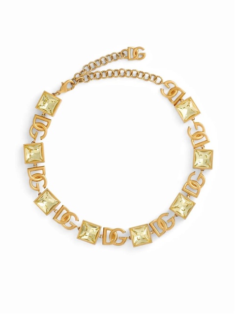 Dolce & Gabbana DG-logo embellished necklace - Gold - zdjęcie produktu nr 1