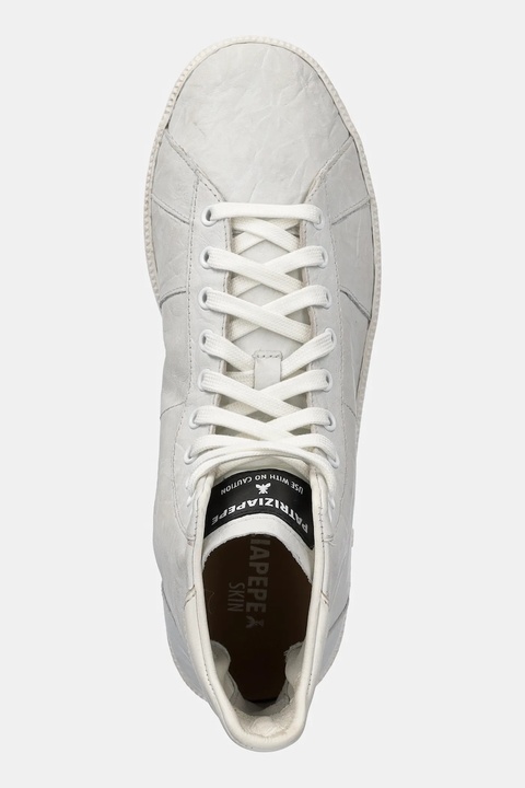 Patrizia Pepe trampki skórzane kolor biały 2Z0073 L146 W408 - zdjęcie produktu nr 2