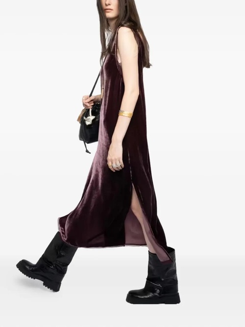 Zadig&Voltaire Renzo velvet dress - Red - zdjęcie produktu nr 2