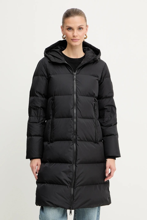 Armani Exchange kurtka puchowa kolor czarny przejściowa XW000251 AF12286 - zdjęcie produktu nr 1