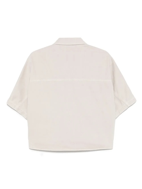AGOLDE press-stud shirt - Grey - zdjęcie produktu nr 2