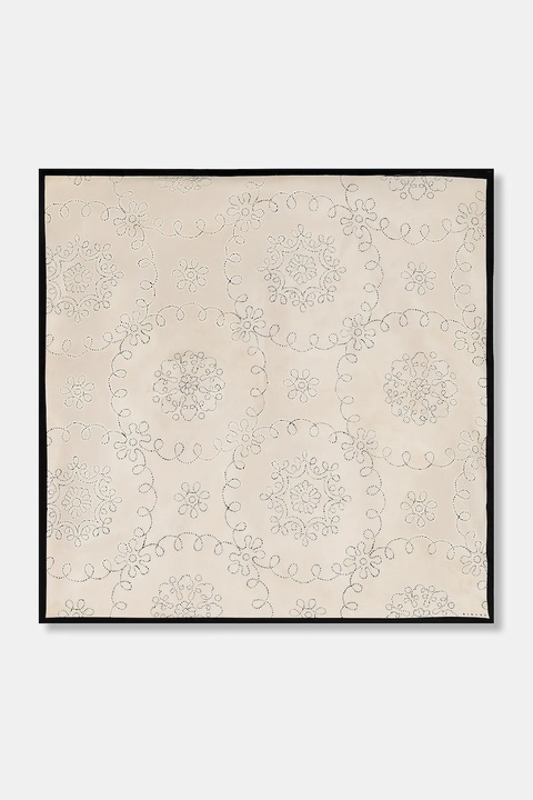 Sisley chusta damska kolor beżowy wzorzysta 6TUUW51TF - zdjęcie produktu nr 1