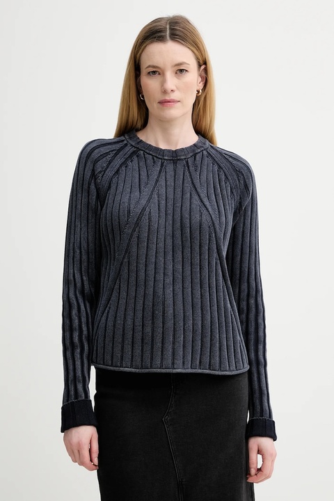 G-Star sweter bawełniany 0 damski kolor niebieski lekki D27725.D630 - zdjęcie produktu nr 1