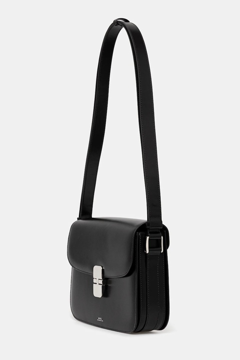 A.P.C. torebka skórzana Sac Grace kolor czarny PXBVN.F61412 - zdjęcie produktu nr 2