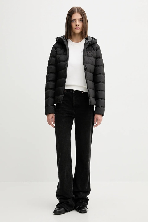 Tommy Jeans kurtka puchowa kolor czarny zimowa DW0DW21617 - zdjęcie produktu nr 2
