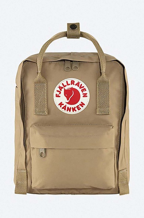 Fjallraven plecak Kanken Mini kolor brązowy mały z aplikacją F23561.221-221 - zdjęcie produktu nr 1