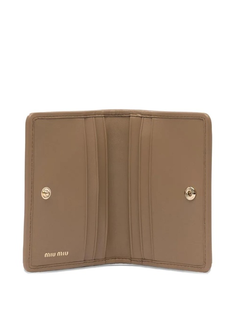 Miu Miu textured logo wallet - Brown - zdjęcie produktu nr 2