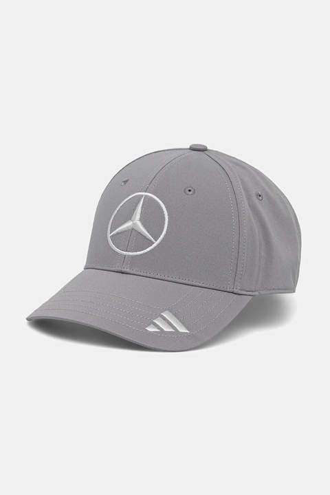 adidas czapka z daszkiem x Mercedes kolor szary JZ9405 - zdjęcie produktu nr 1
