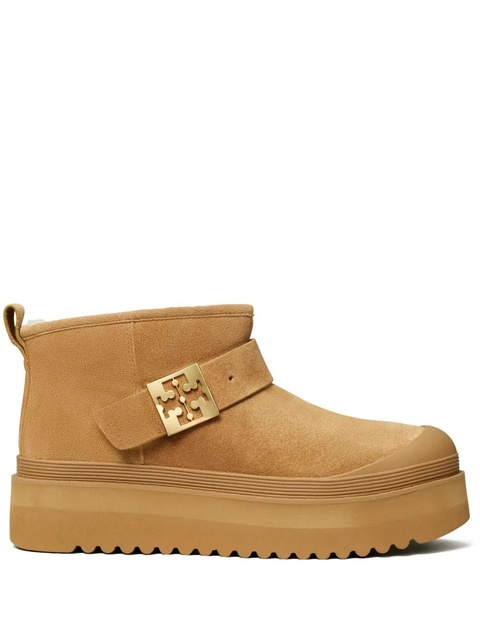 Tory Burch Mellow platform boots - Neutrals - zdjęcie produktu nr 1