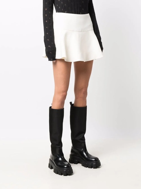 Valentino Garavani flared-effect mini skort - Neutrals - zdjęcie produktu nr 2