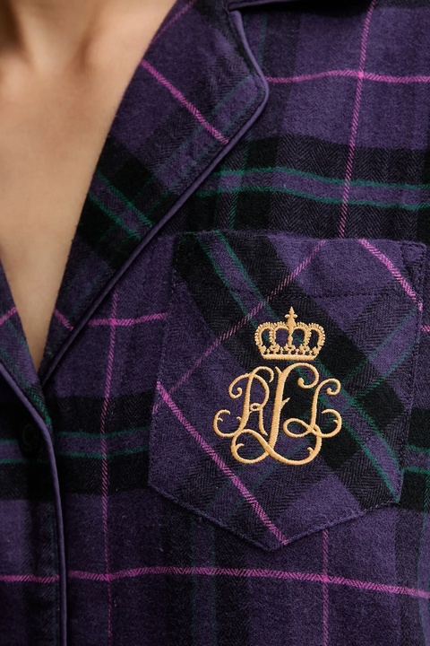 Lauren Ralph Lauren piżama damska kolor fioletowy ILN92457F - zdjęcie produktu nr 2