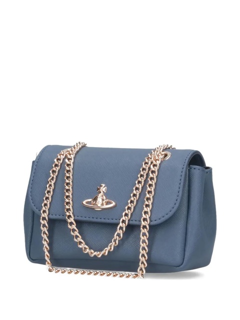 Vivienne Westwood chain-strap flap shoulder bag - Blue - zdjęcie produktu nr 2