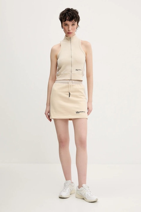 Karl Lagerfeld Jeans top kolor beżowy A2W17025 - zdjęcie produktu nr 1