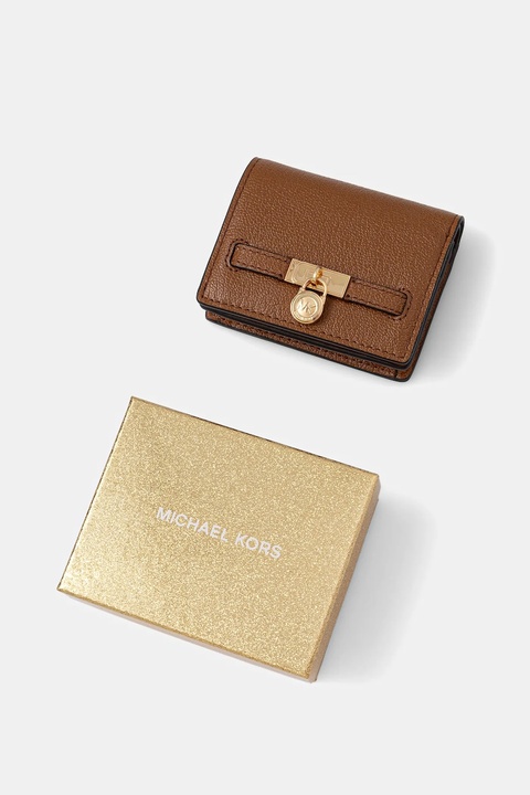 MICHAEL Michael Kors portfel skórzany damski kolor brązowy 32F5GNXD1L - zdjęcie produktu nr 2
