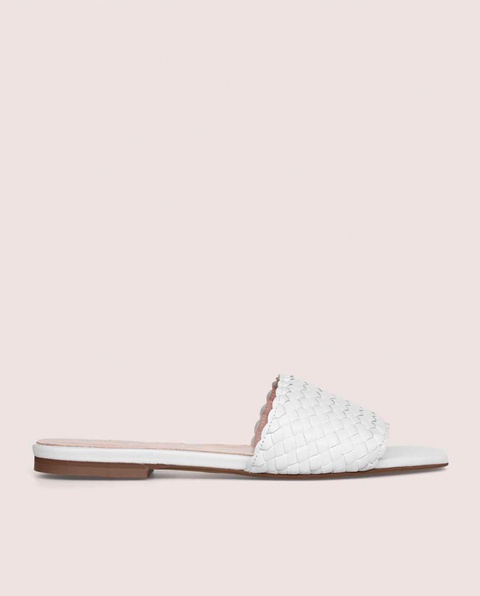 PRETTY BALLERINAS - Białe plecione klapki Isla - zdjęcie produktu nr 1