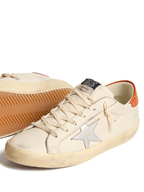 Golden Goose Super Star panelled leather sneakers - White - zdjęcie produktu nr 2
