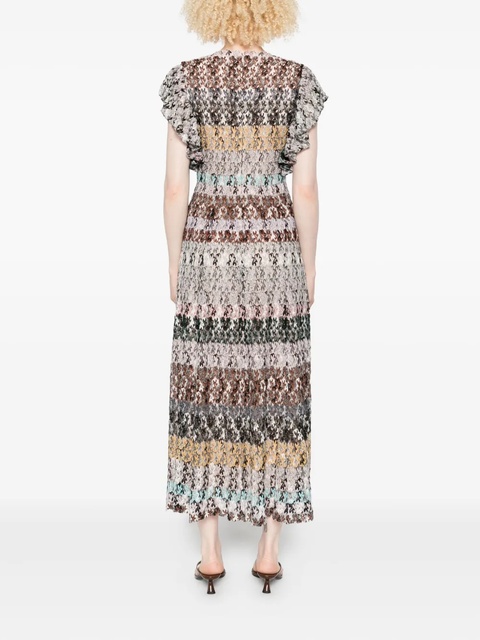 Missoni v-neck midi dress - Black - zdjęcie produktu nr 2