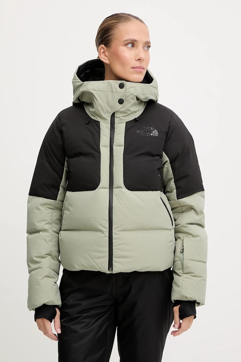 The North Face kurtka narciarska puchowa Cold Spell kolor zielony NF0A87WTD5N1 - zdjęcie produktu nr 1