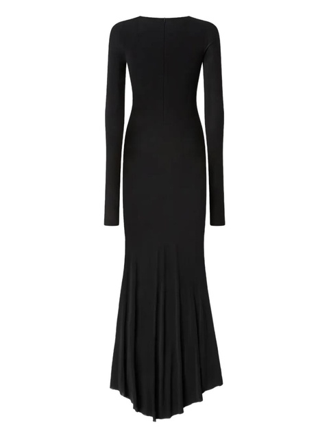 PINKO hardware-detailed maxi dress - Black - zdjęcie produktu nr 2