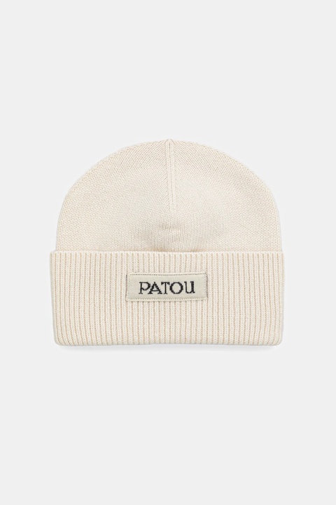 Patou czapka wełniana kolor beżowy AC1058064 - zdjęcie produktu nr 1