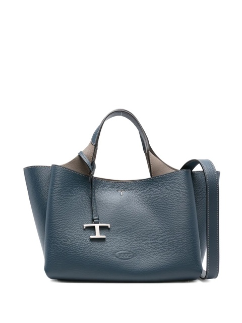 Tod's mini leather handbag - Blue - zdjęcie produktu nr 1