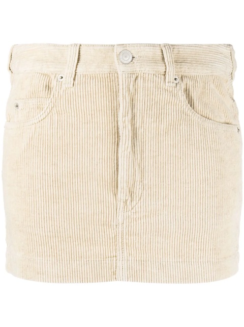 MARANT ÉTOILE Rania corduroy miniskirt - Neutrals - zdjęcie produktu nr 1