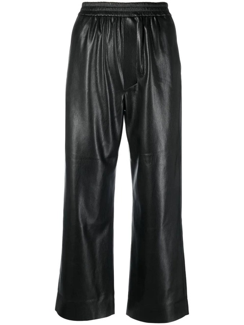 Nanushka cropped straight-leg trousers - Black - zdjęcie produktu nr 1