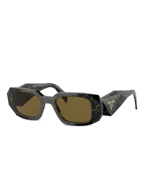 Prada Eyewear square-frame sunglasses - Black - zdjęcie produktu nr 2