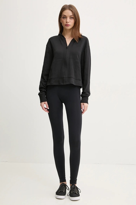 Calvin Klein Underwear bluza damska kolor czarny z kapturem gładka LV00QS7504 - zdjęcie produktu nr 2