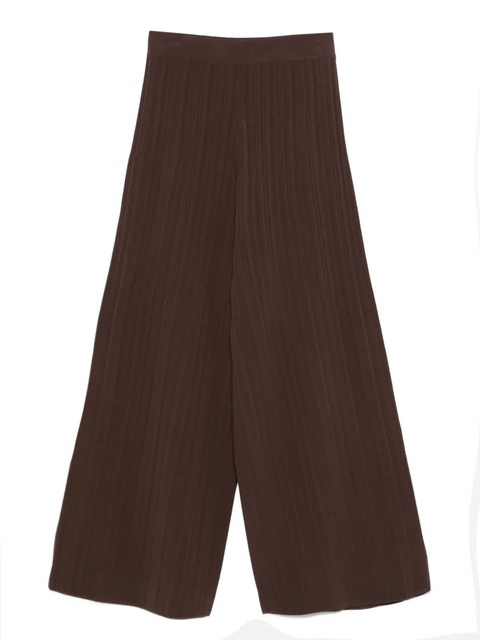 Weekend Max Mara plissé-pleated trousers - Brown - zdjęcie produktu nr 1